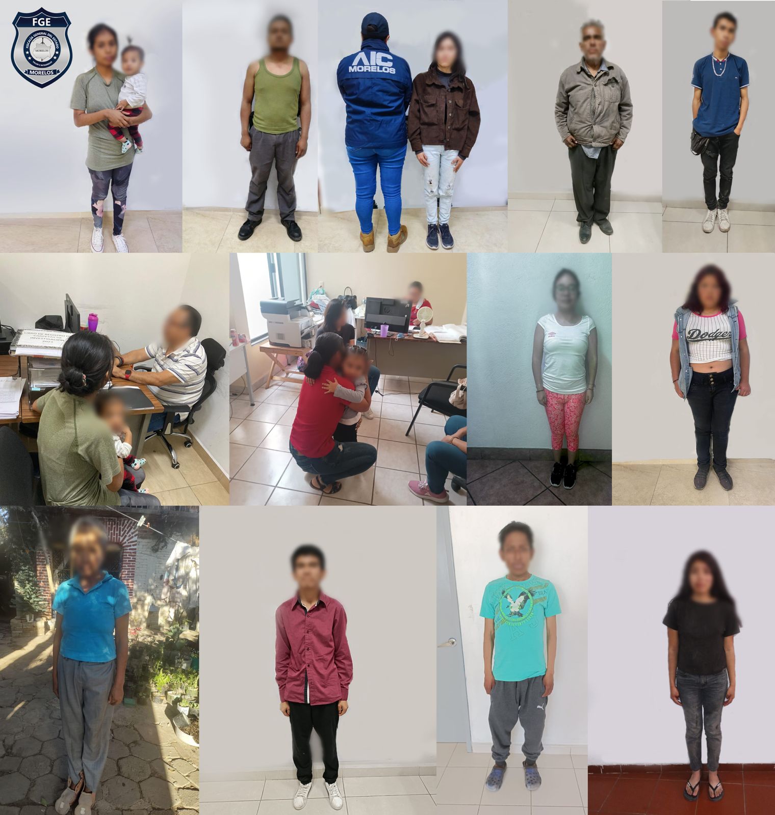 FGE localiza a 15 personas reportadas como desaparecidas