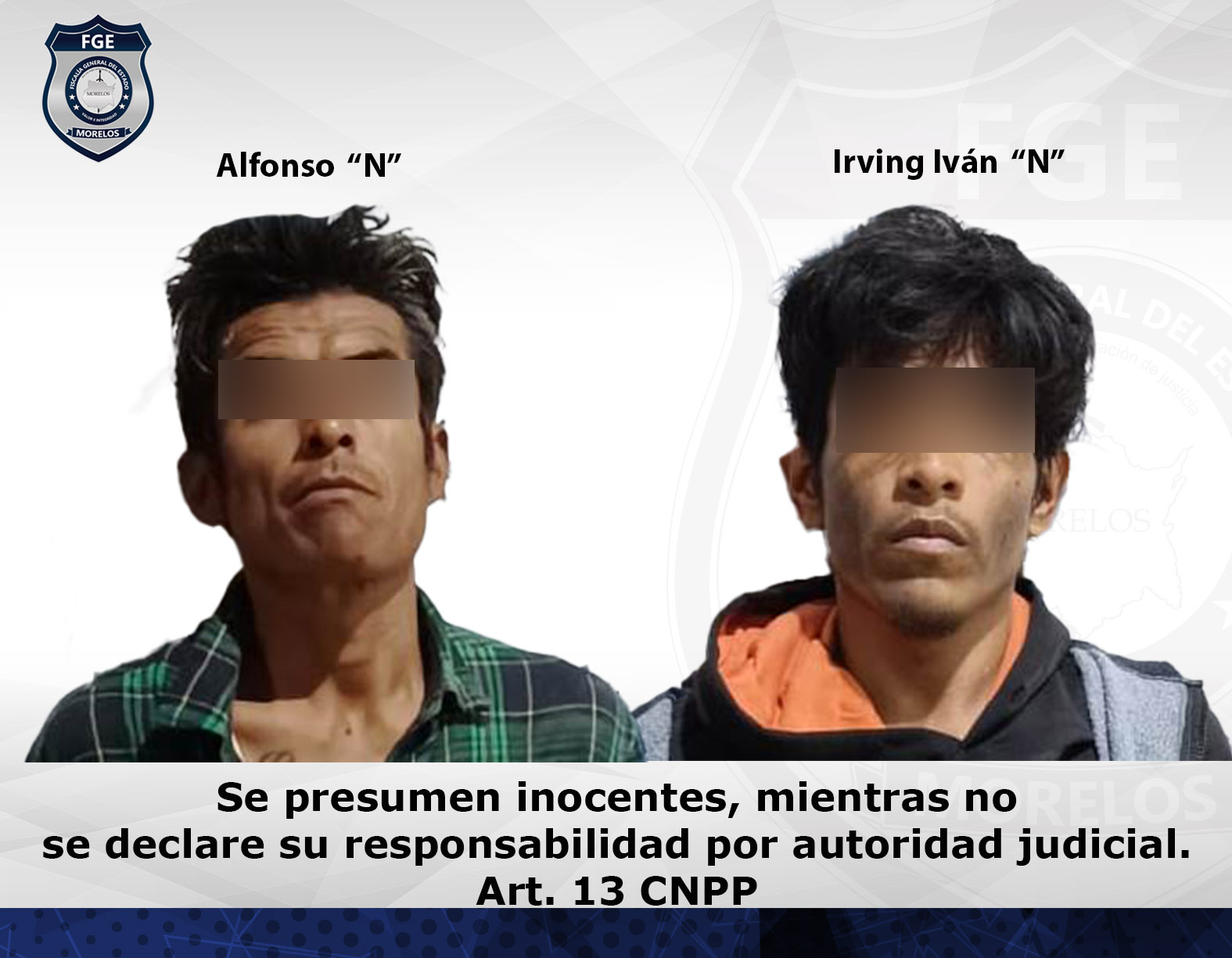 Fiscalía Metropolitana inicia proceso contra dos masculinos detenidos con un arma de plástico