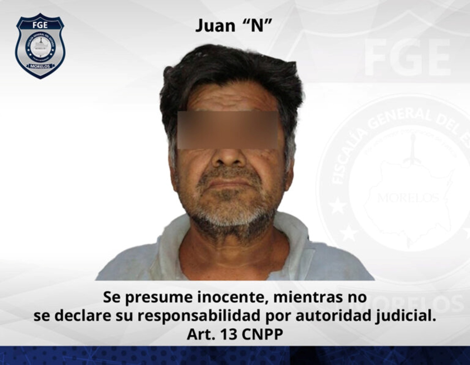 Hombre vinculado por violación de menor en Cuernavaca