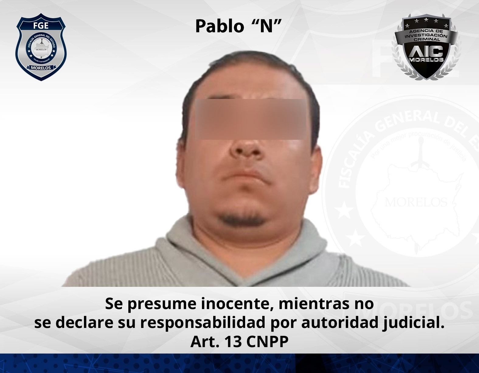 Obtiene Fiscalía Oriente vinculación a proceso contra masculino por violación de adolescente