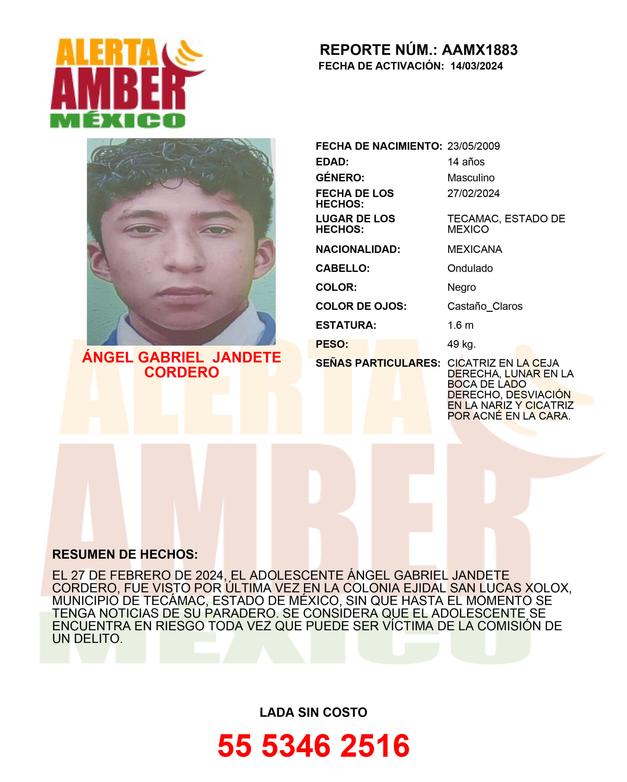 ÁNGEL GABRIEL JANDETE CORDERO (EDOMEX)