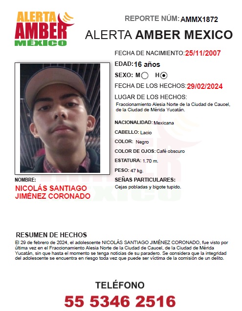  NICOLÁS SANTIAGO JIMÉNEZ CORONADO (Yucatán)