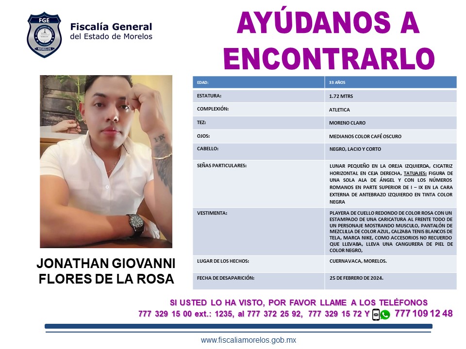 JONATHAN GIOVANNI FLORES DE LA ROSA