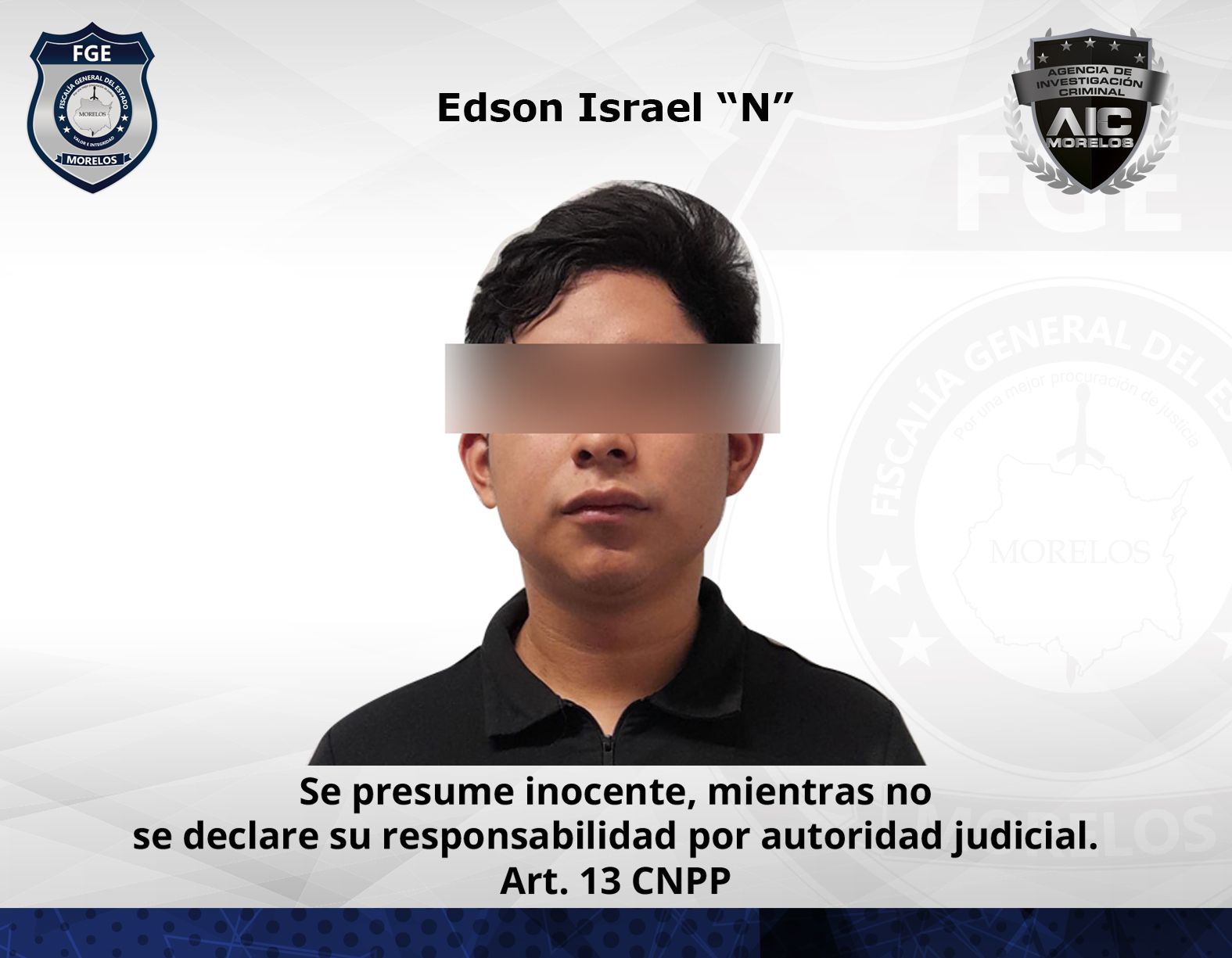 AIC detiene a masculino por homicidio en Emiliano Zapata
