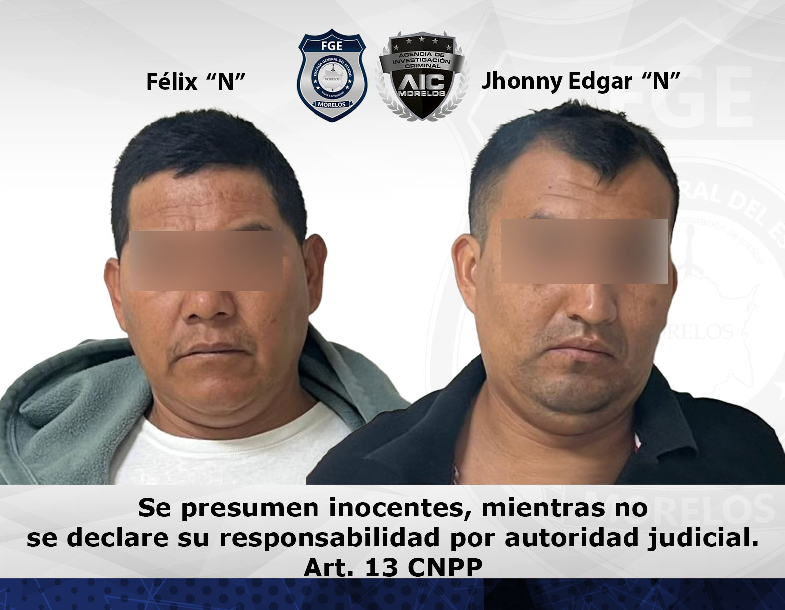 AIC Oriente cumplimenta aprehensión contra dos masculinos por tentativa de homicidio