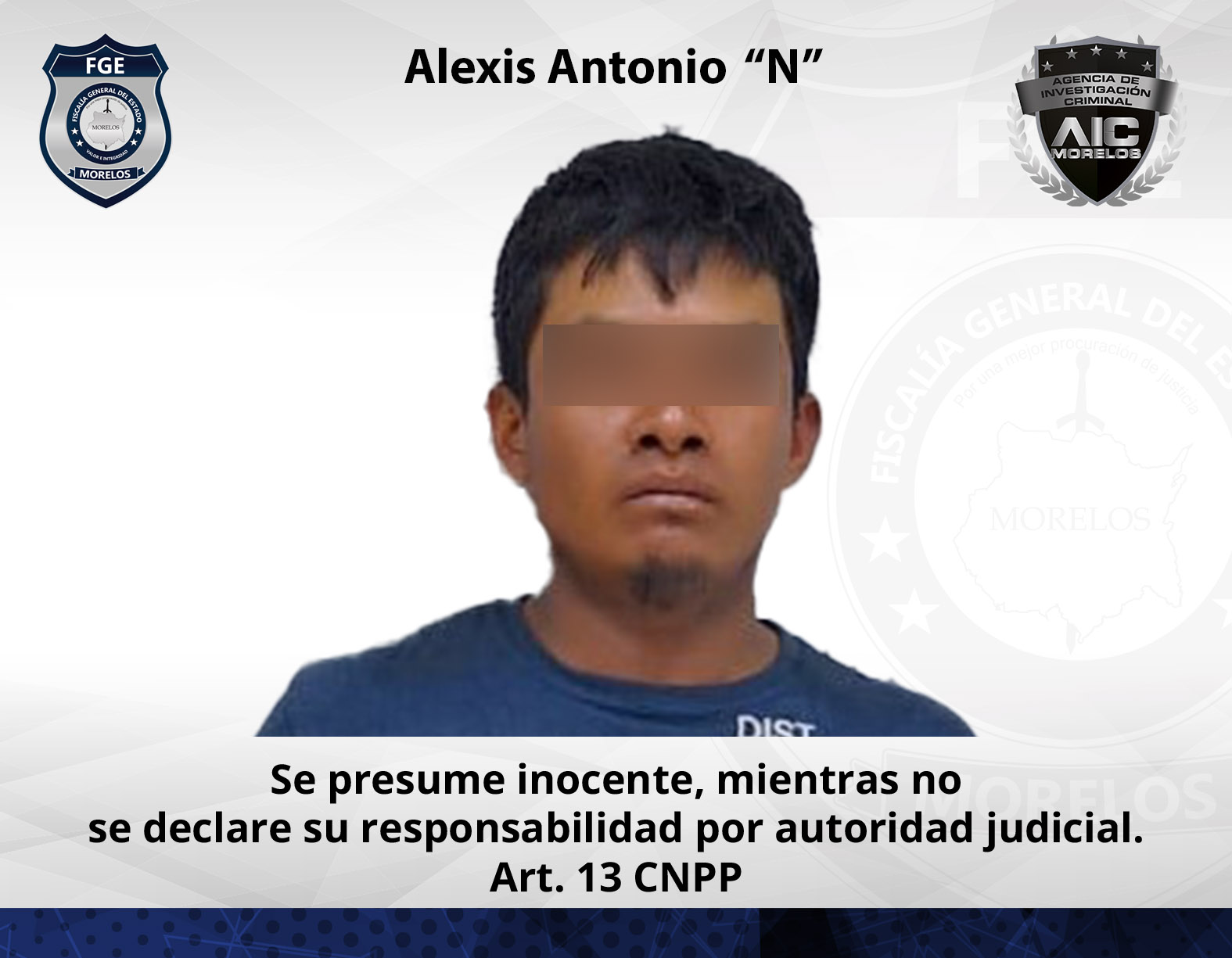 AIC realiza aprehensión por homicidio en Jiutepec