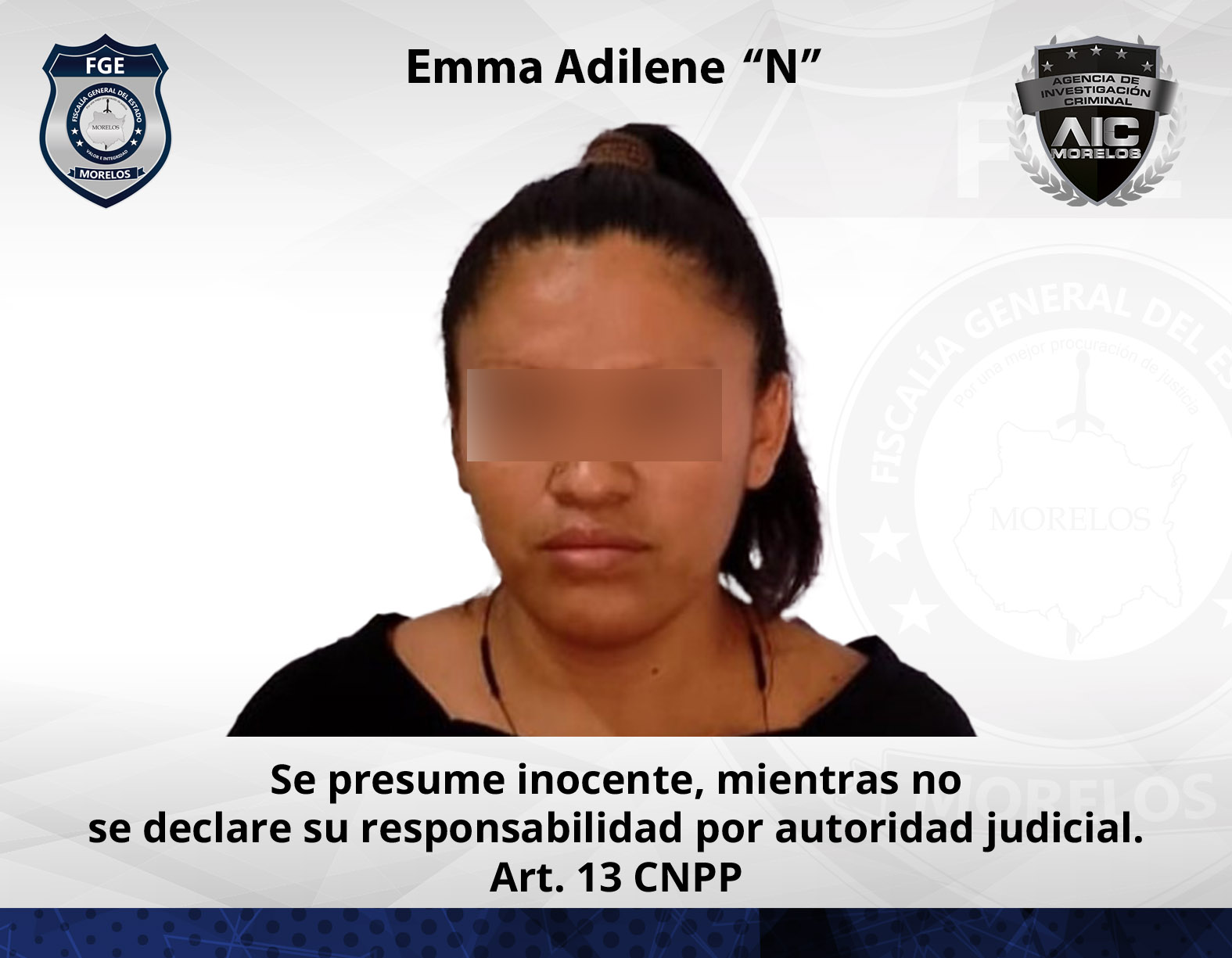 Cumplimentan orden de aprehensión contra “La More” por incumplir con el pago de la pensión para su hija