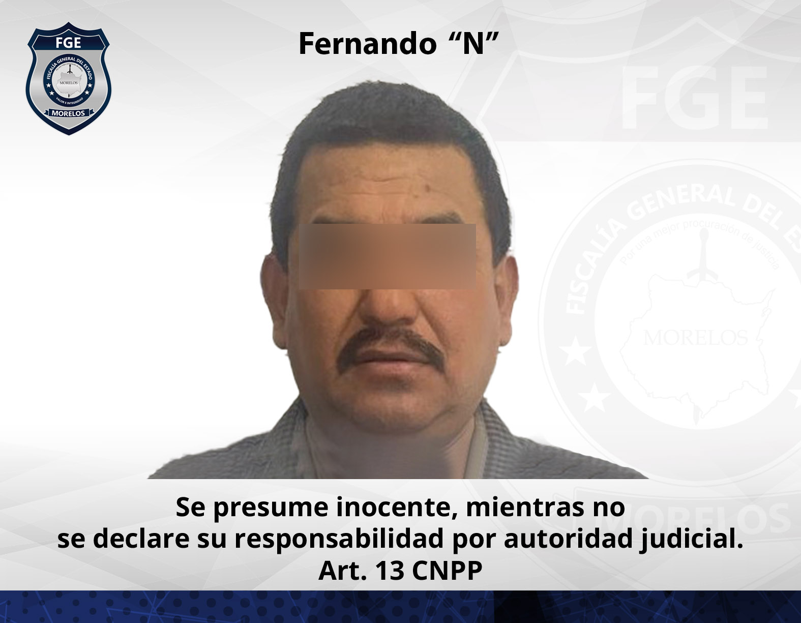 Por trata de personas en su modalidad de esclavitud en Cuautla la Fiscalía Oriente obtiene la vinculación contra masculino