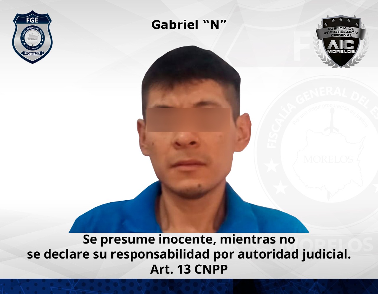 AIC realiza detención de masculino por amenazas