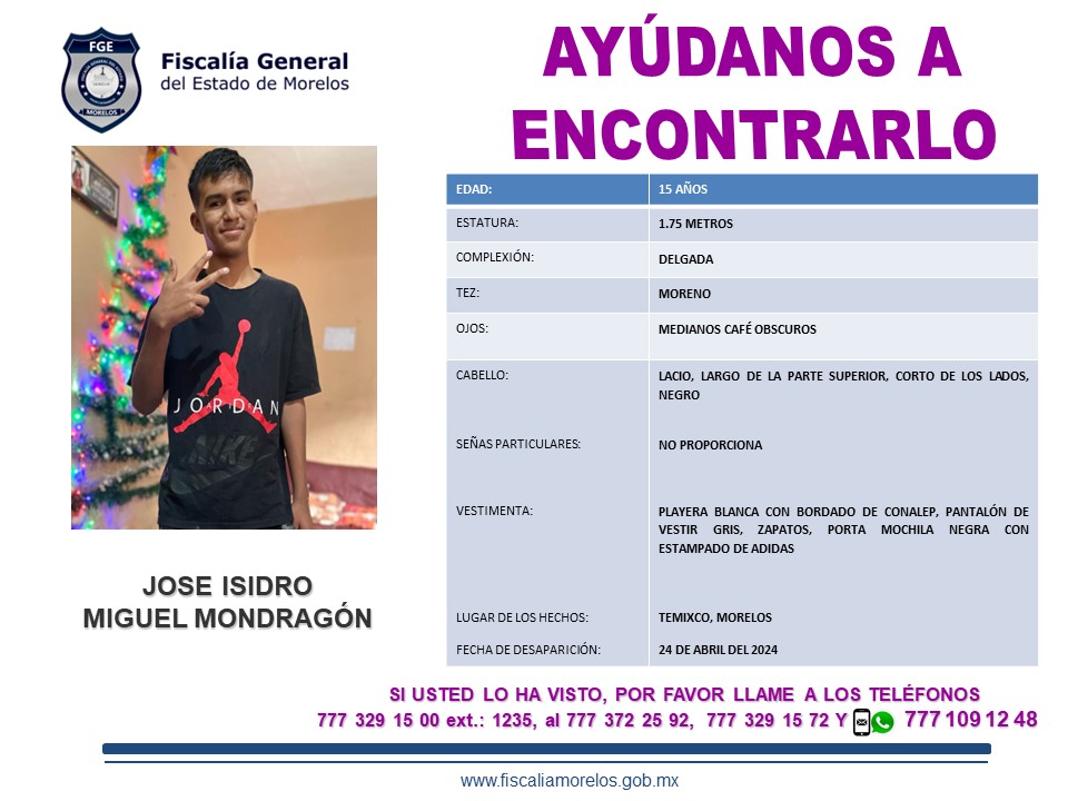 JOSÉ ISIDRO MIGUEL MONDRAGÓN