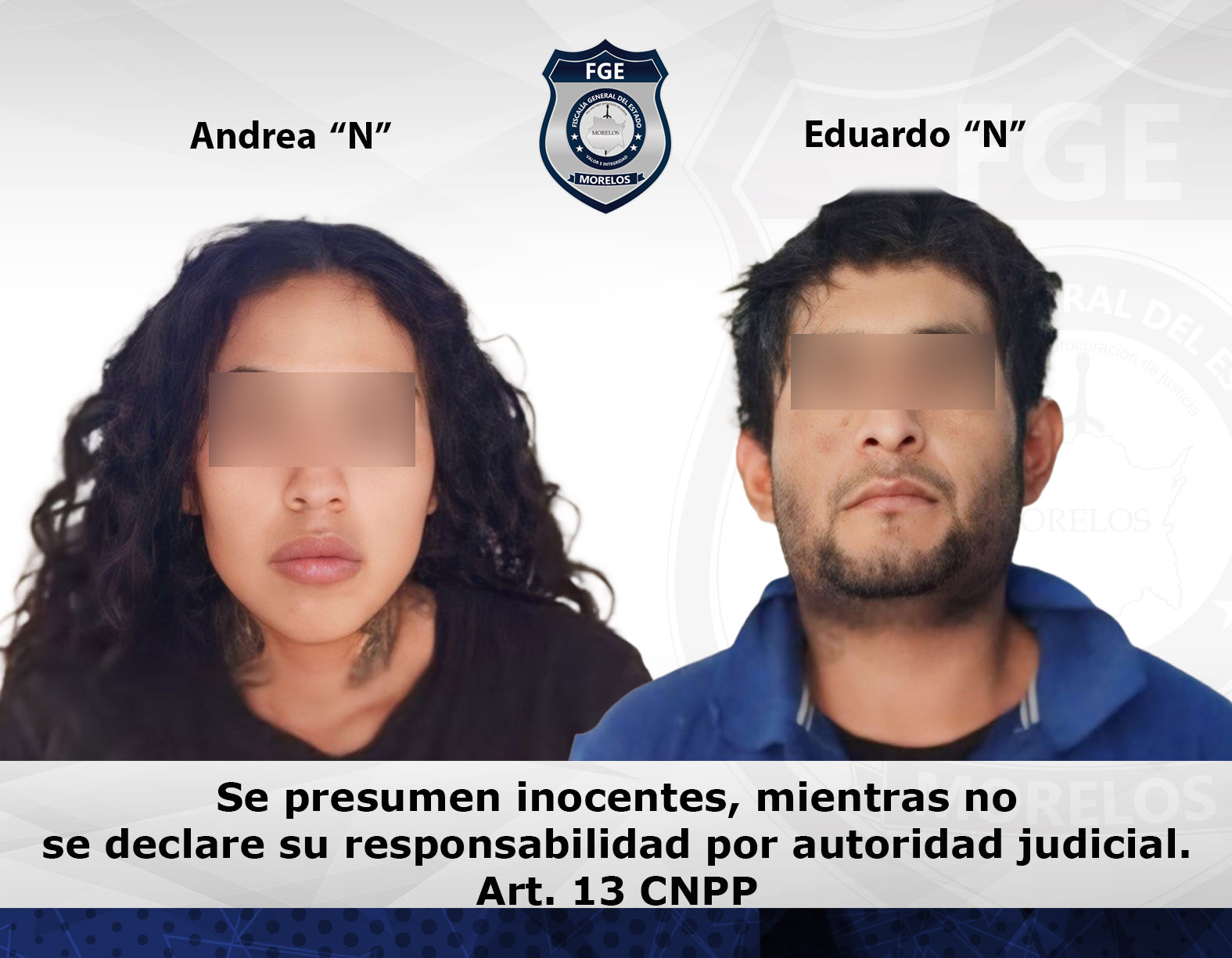 Pareja vinculada a proceso por robo de vehículo en Xochitepec