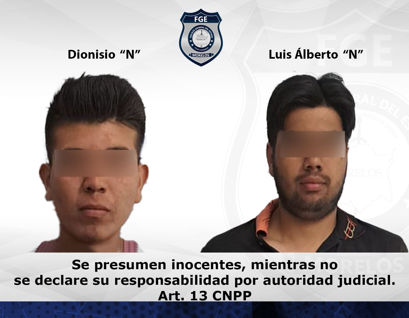 Dos masculinos vinculados por delitos contra la salud en Cuautla