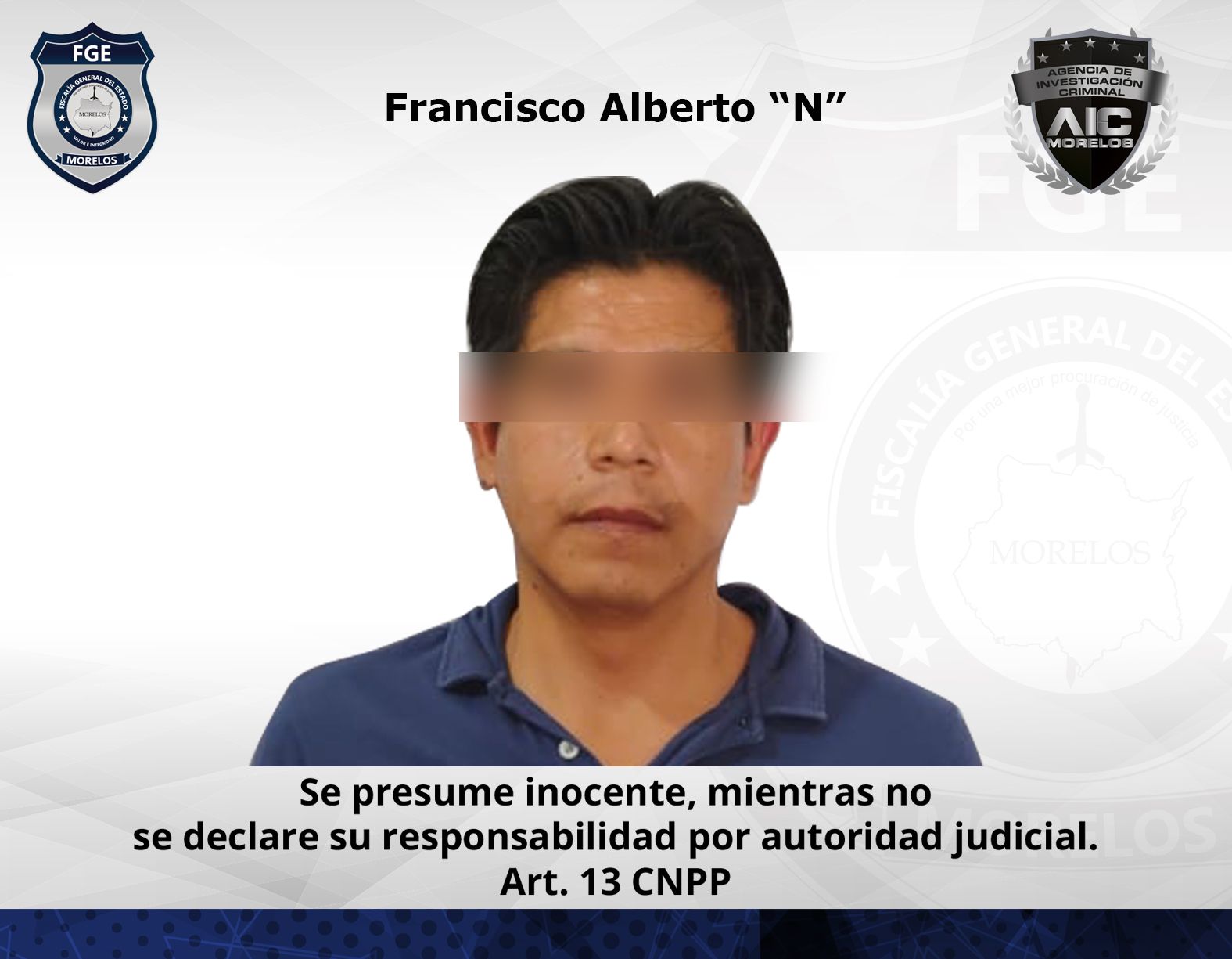 Emiten auto de vinculación a proceso en contra de “El Beto” por abuso sexual agravado en perjuicio de una menor de edad