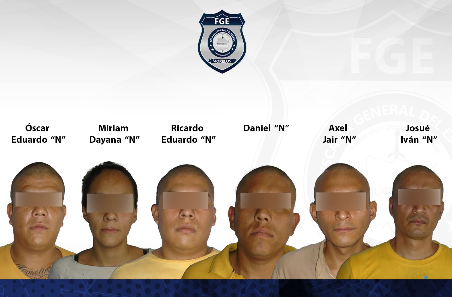 Fiscalía obtiene condena de prisión contra banda delictiva que asaltó a comensales en restaurante de Tequesquitengo