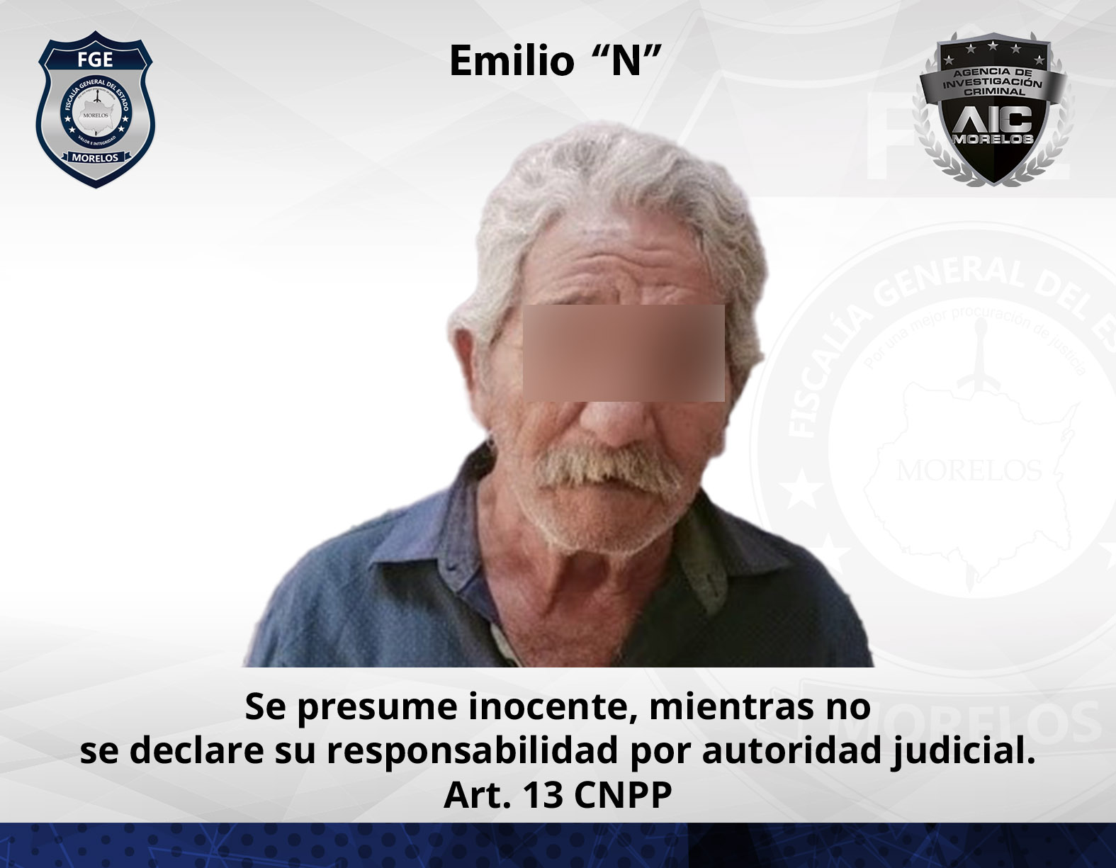 Elementos de la AIC aprehenden a hombre en el municipio de Xochitepec por abuso sexual agravado