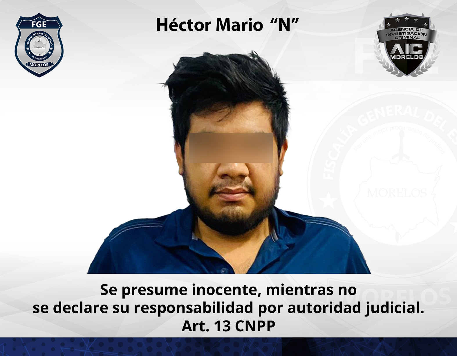 Cumplimenta AIC orden de aprehensión contra hombre por robo a tienda de autoservicio en el municipio de Zacatepec