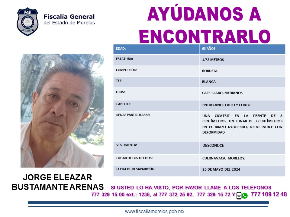 JORGE ELEAZAR BUSTAMANTE ARENAS
