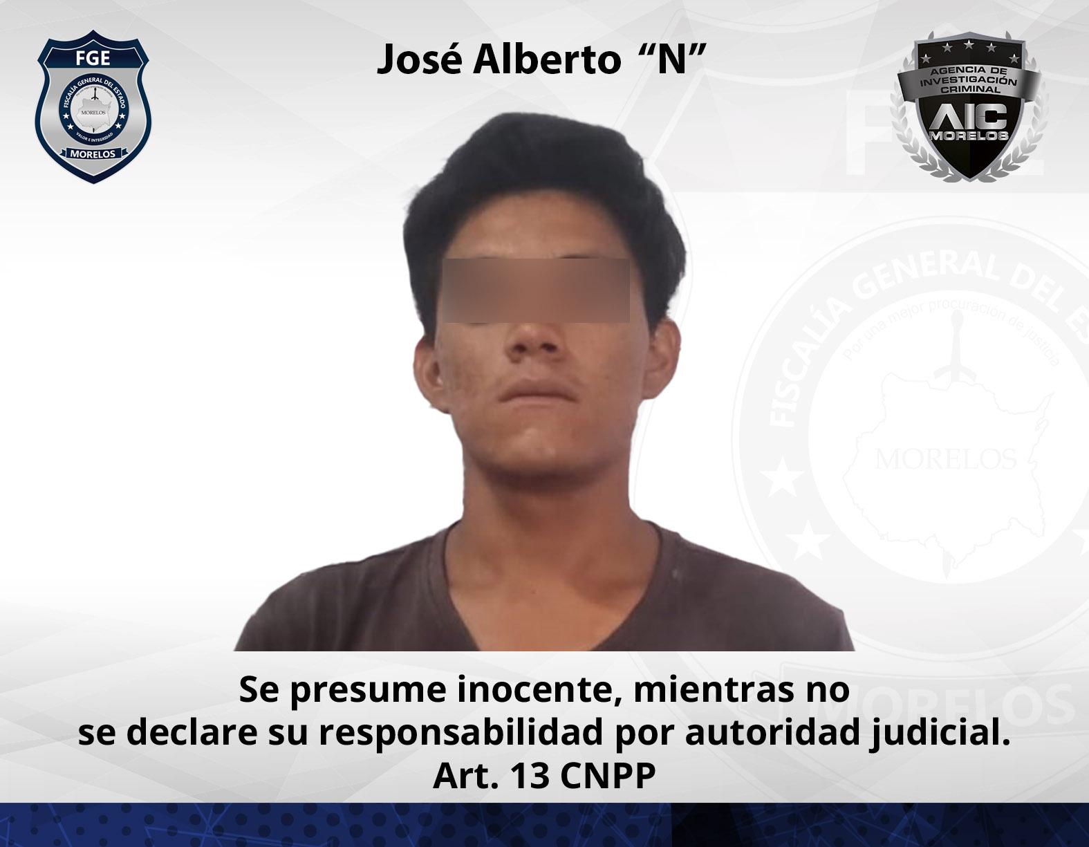 AIC aprehende a masculino por incumplir medidas cautelares en proceso por narcomenudeo en Tlaquiltenango