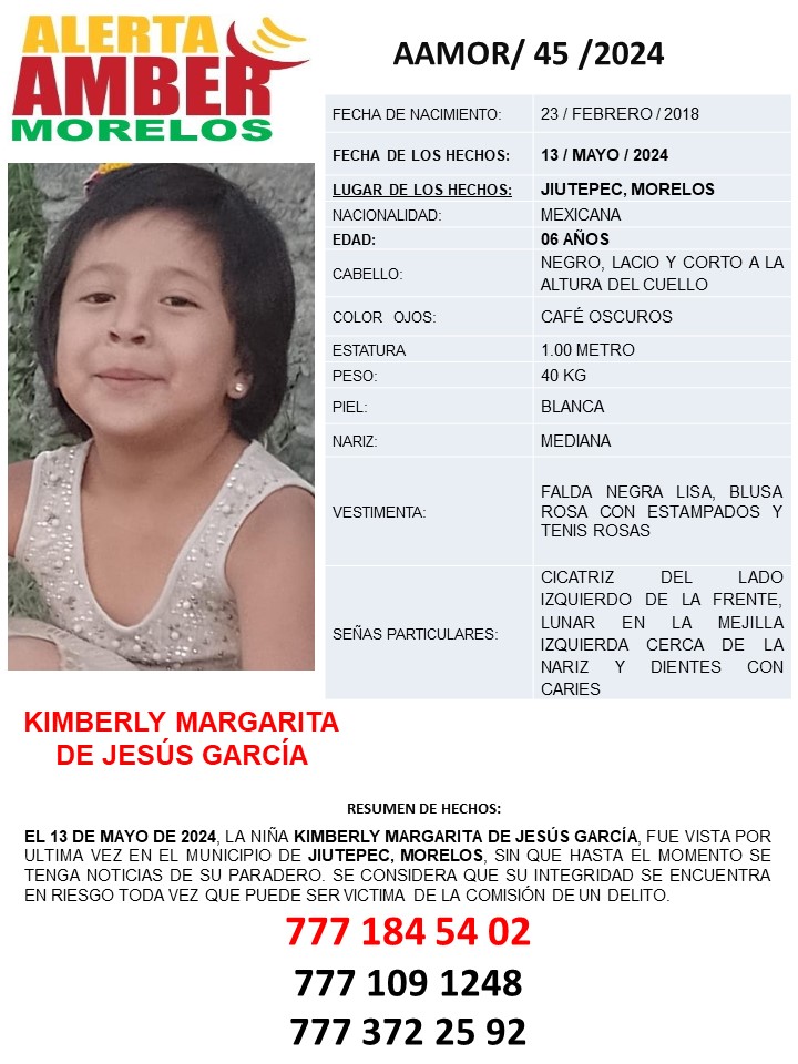 KIMBERLY MARGARITA DE JESÚS GARCÍA