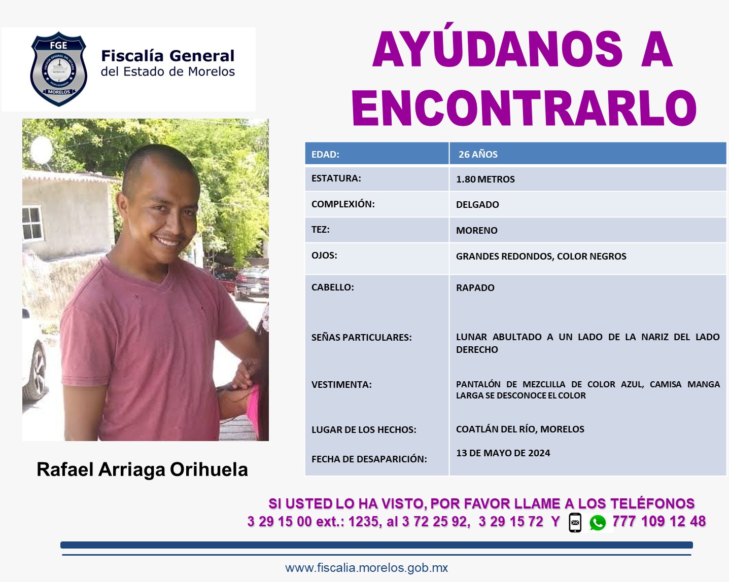 RAFAEL ARRIAGA ORIHUELA
