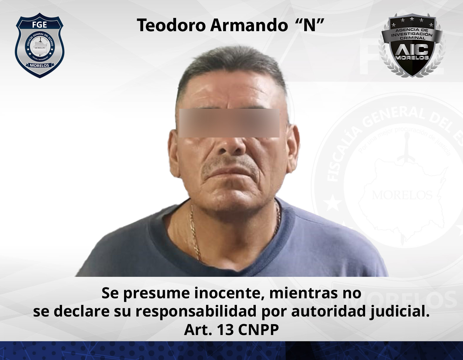 AIC Oriente cumplimenta aprehensión por abuso sexual