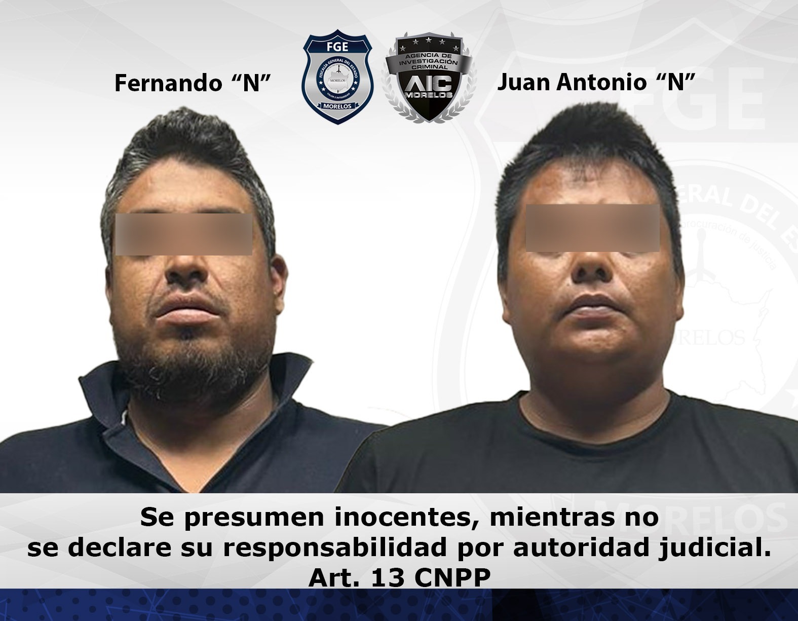Masculinos vinculados por tentativa de homicidio en Ayala
