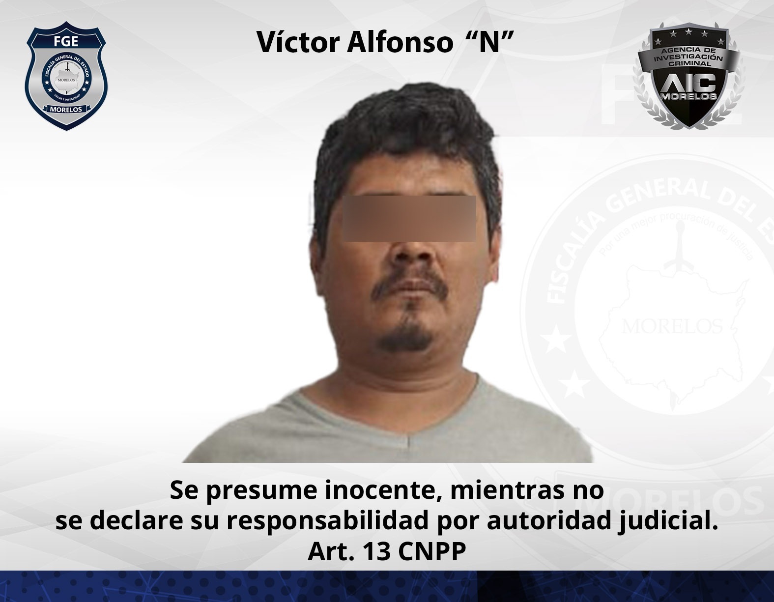 Masculino vinculado a proceso por violación, acoso y abuso sexual en Atlatlahucan
