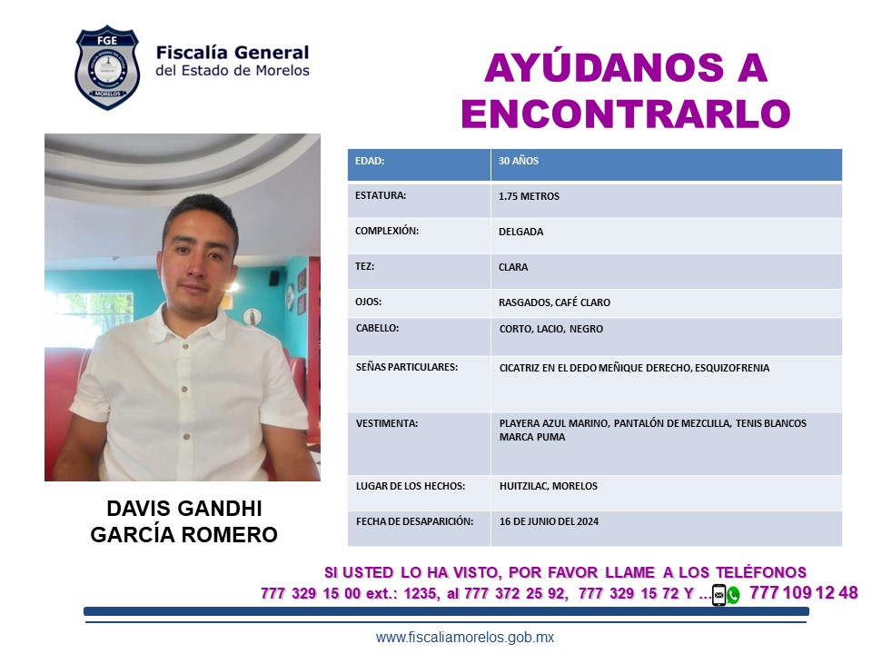 DAVIS GANDHI GARCÍA ROMERO