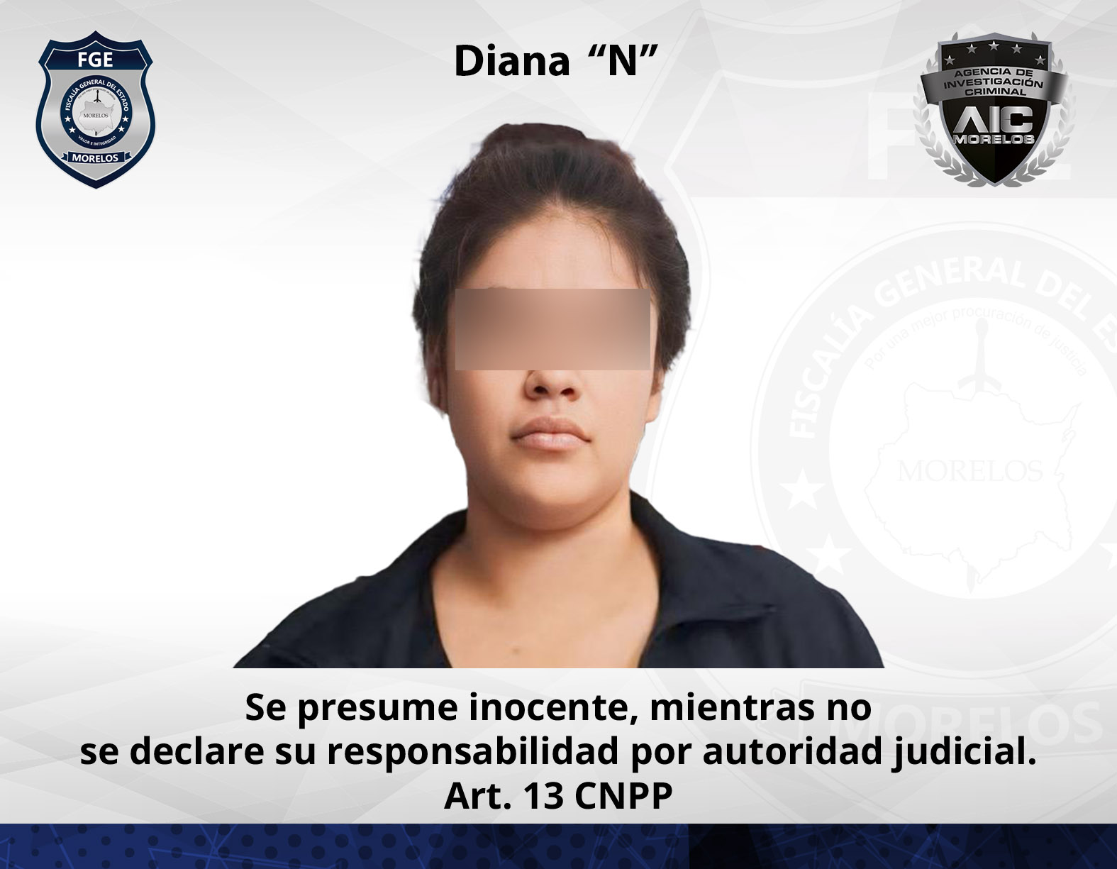 Fiscalía de Feminicidio obtiene vinculación a proceso en contra de mujer por doble homicidio en Cuautla