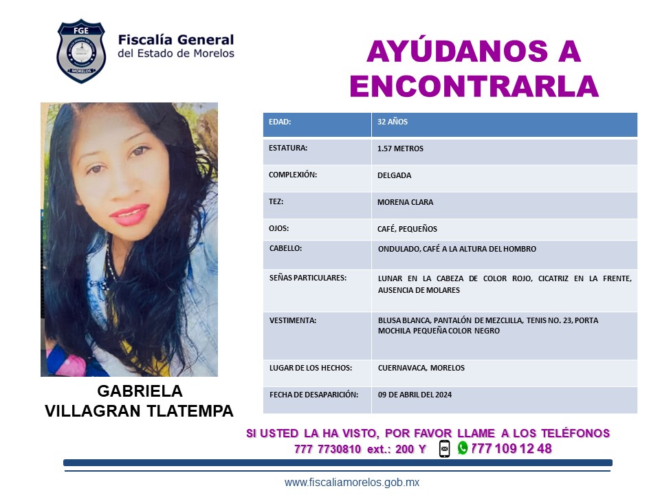 GABRIELA VILLAGRAL TLATEMPA