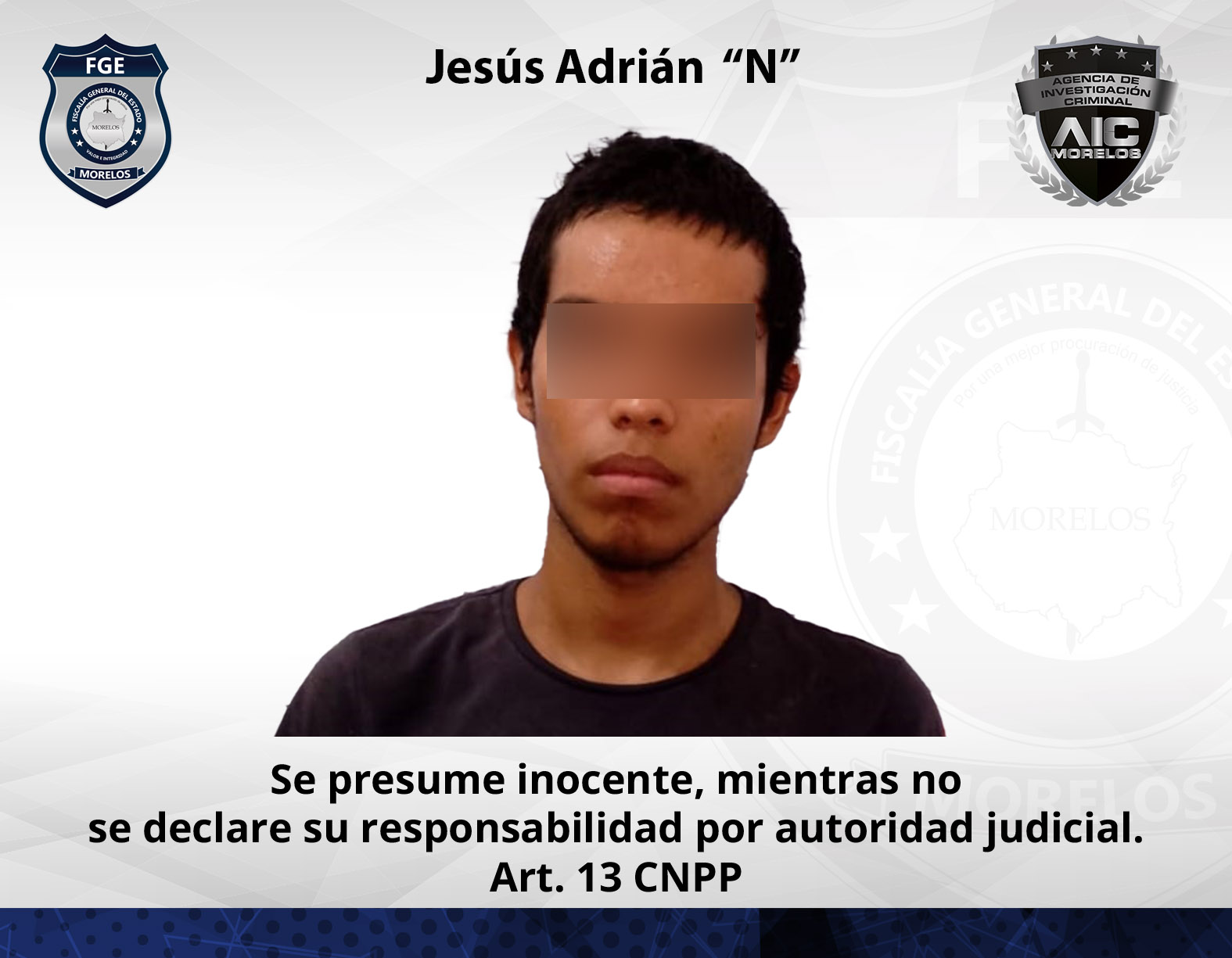 Ejecutan orden de aprehensión por evadir medidas cautelares impuestas por el juez de control