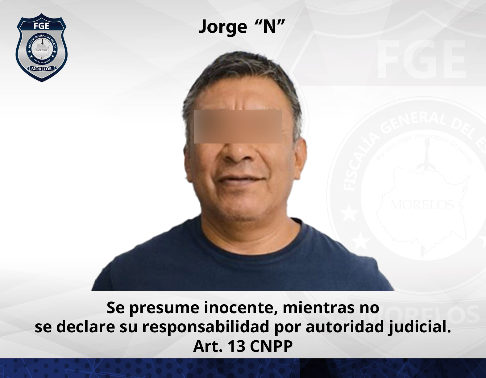 Masculino vinculado a proceso por violación