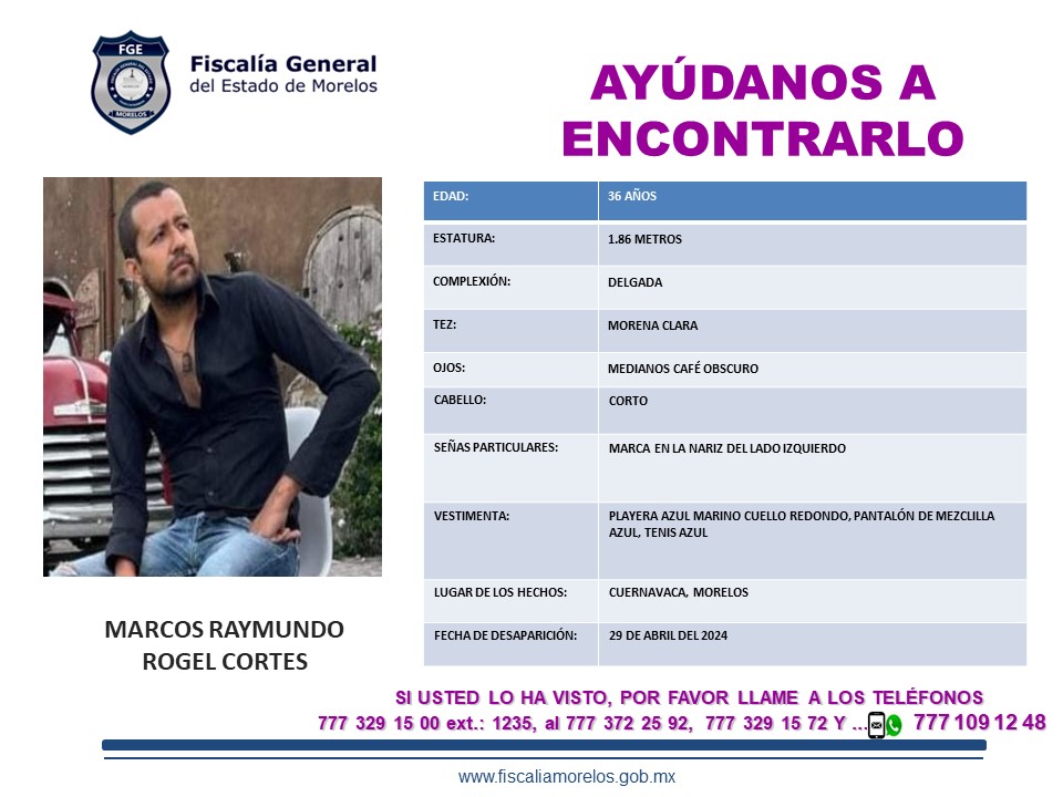 MARCOS RAYMUNDO ROGEL CORTES
