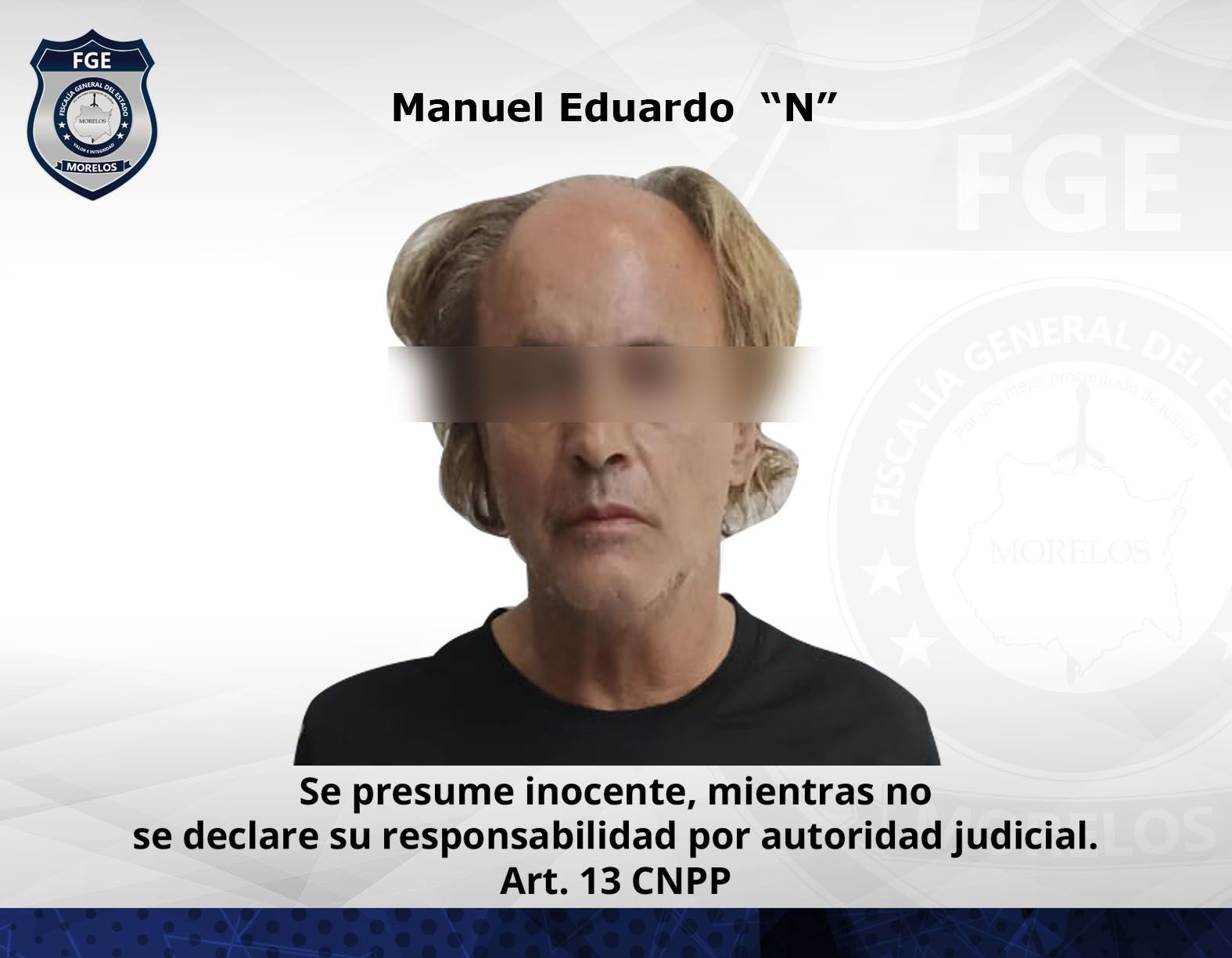 Mediante colaboración Institucional, Fiscalía Oriente pone a disposición de autoridades de la CDMX a masculino buscado por feminicidio