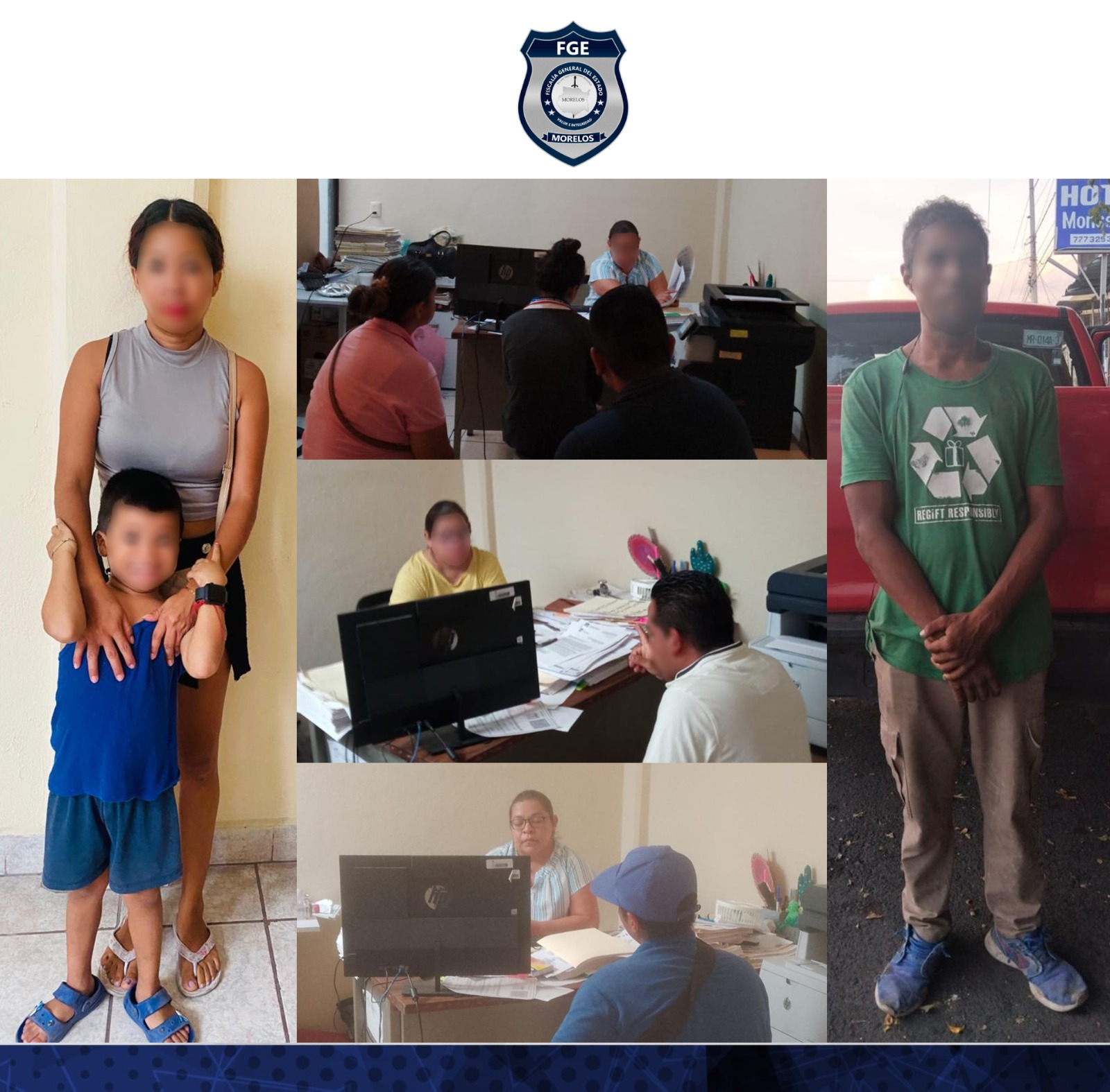 FGE localiza a 25 personas reportadas como desaparecidas