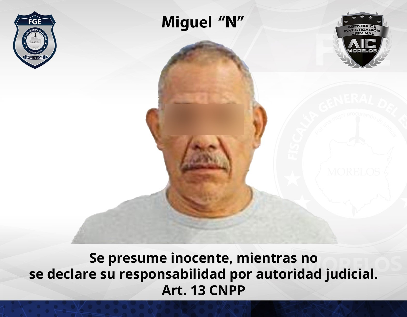 Personal de la AIC aprehende en Ticumán a hombre por violación