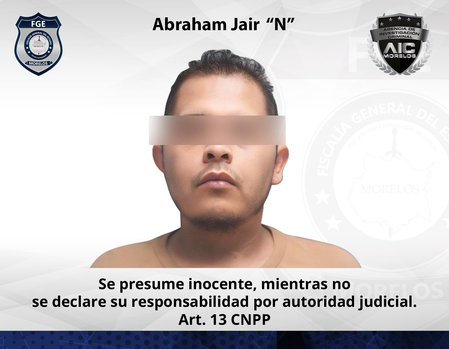 Cumplimenta AIC aprehensión por homicidio en Tabachines