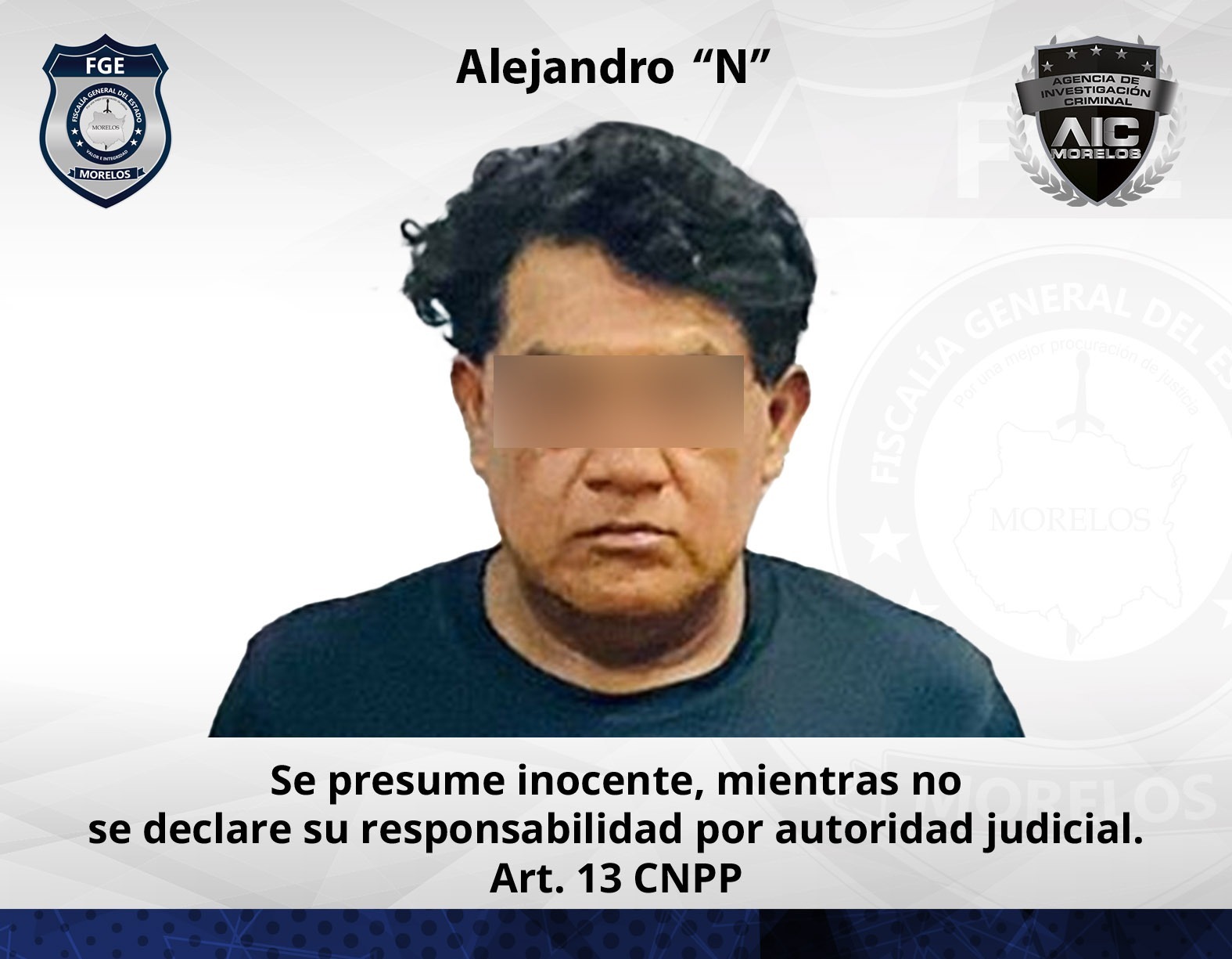 AIC ejecuta en Puente de Ixtla doble orden de aprehensión contra hombre señalado de cometer diversos actos ilícitos