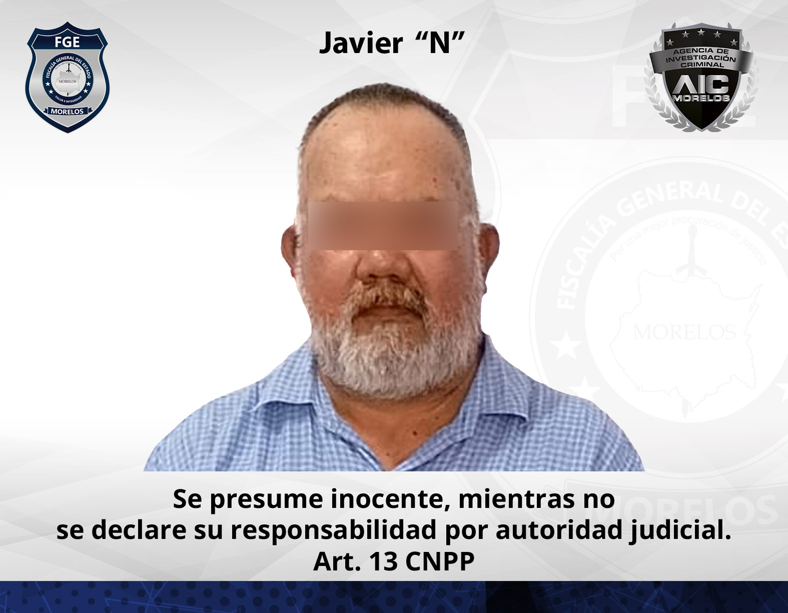 Cumplimenta AIC orden de aprehensión en el municipio de Jojutla contra “El Rocky” por violación