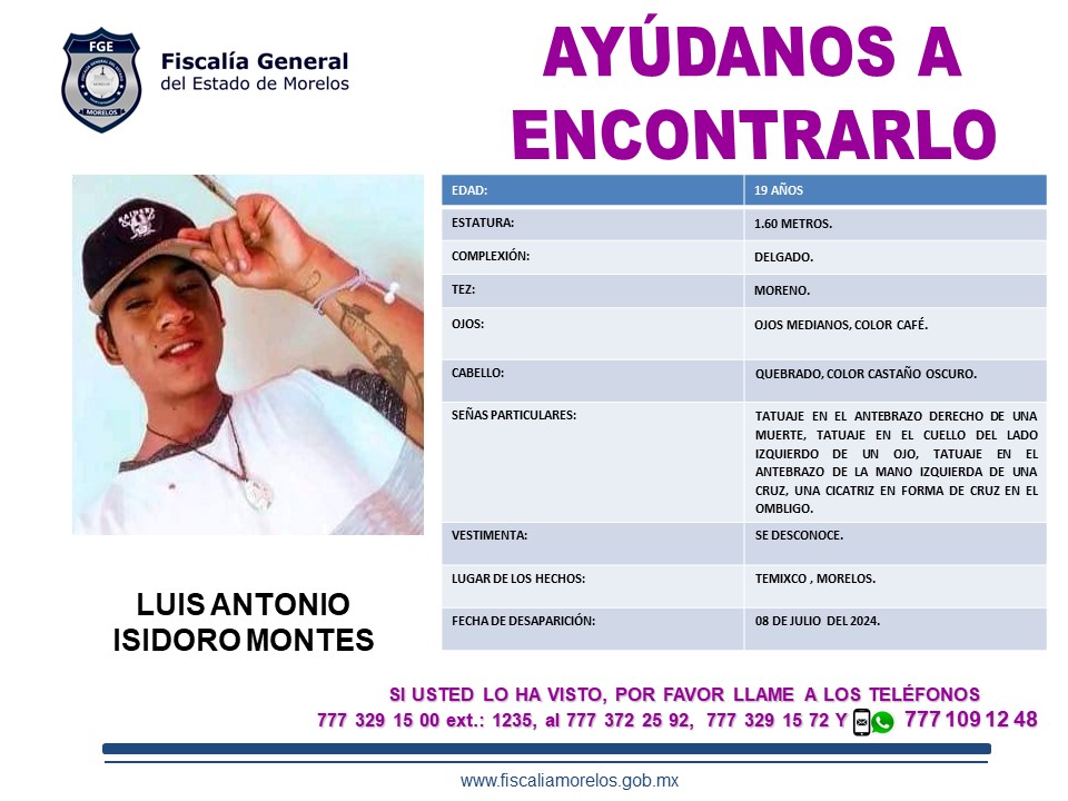 LUIS ANTONIO ISIDORO MONTES