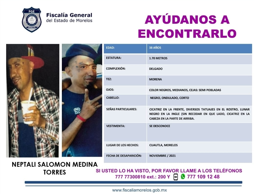 NEPTALI SALOMON MEDINA TORRES