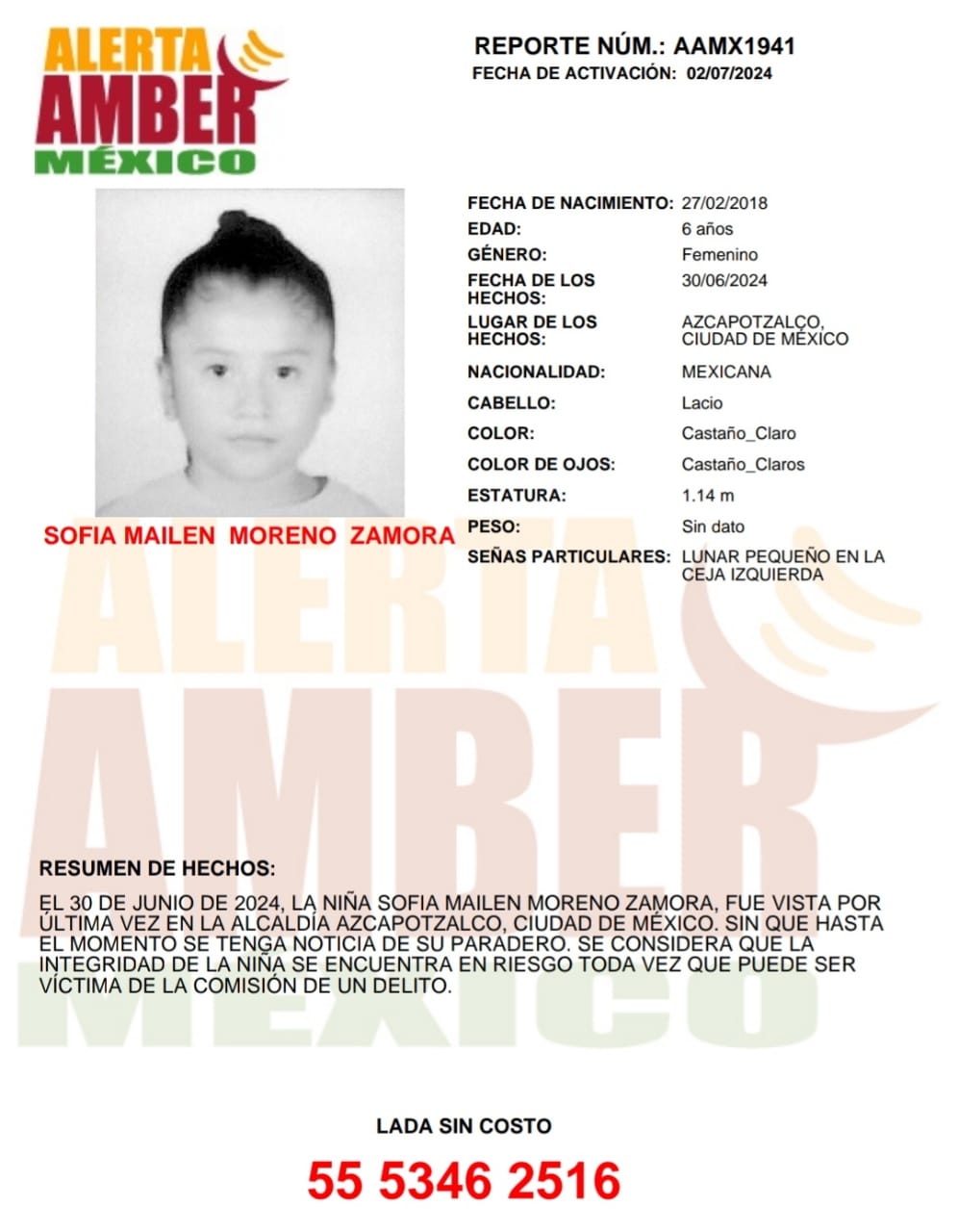 SOFIA MAILEN MORENO ZAMORA