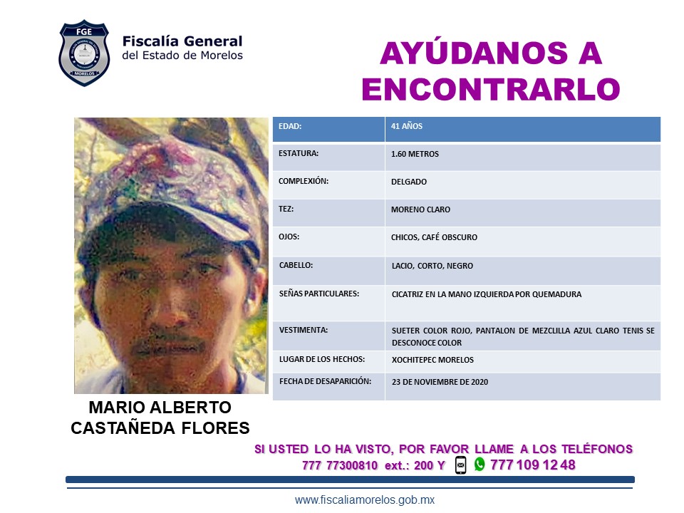 MARIO ALBERTO CASTAÑEDA FLORES
