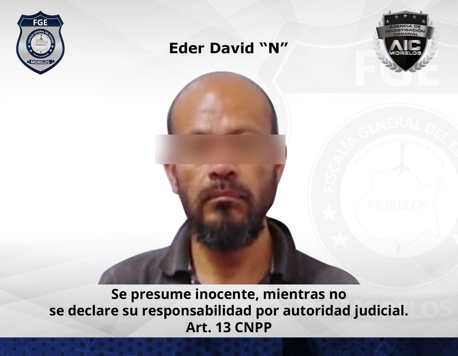 AIC detiene en Hidalgo a masculino por violencia familiar cometido en el municipio de Zacatepec