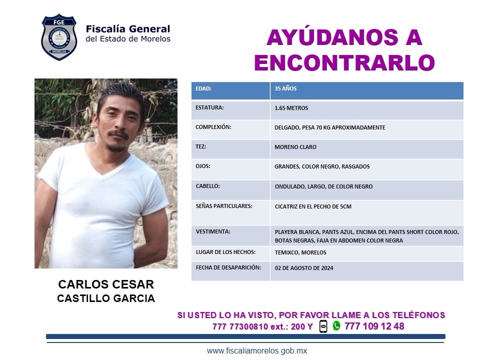 CARLOS CESAR CASTILLO GARCIA