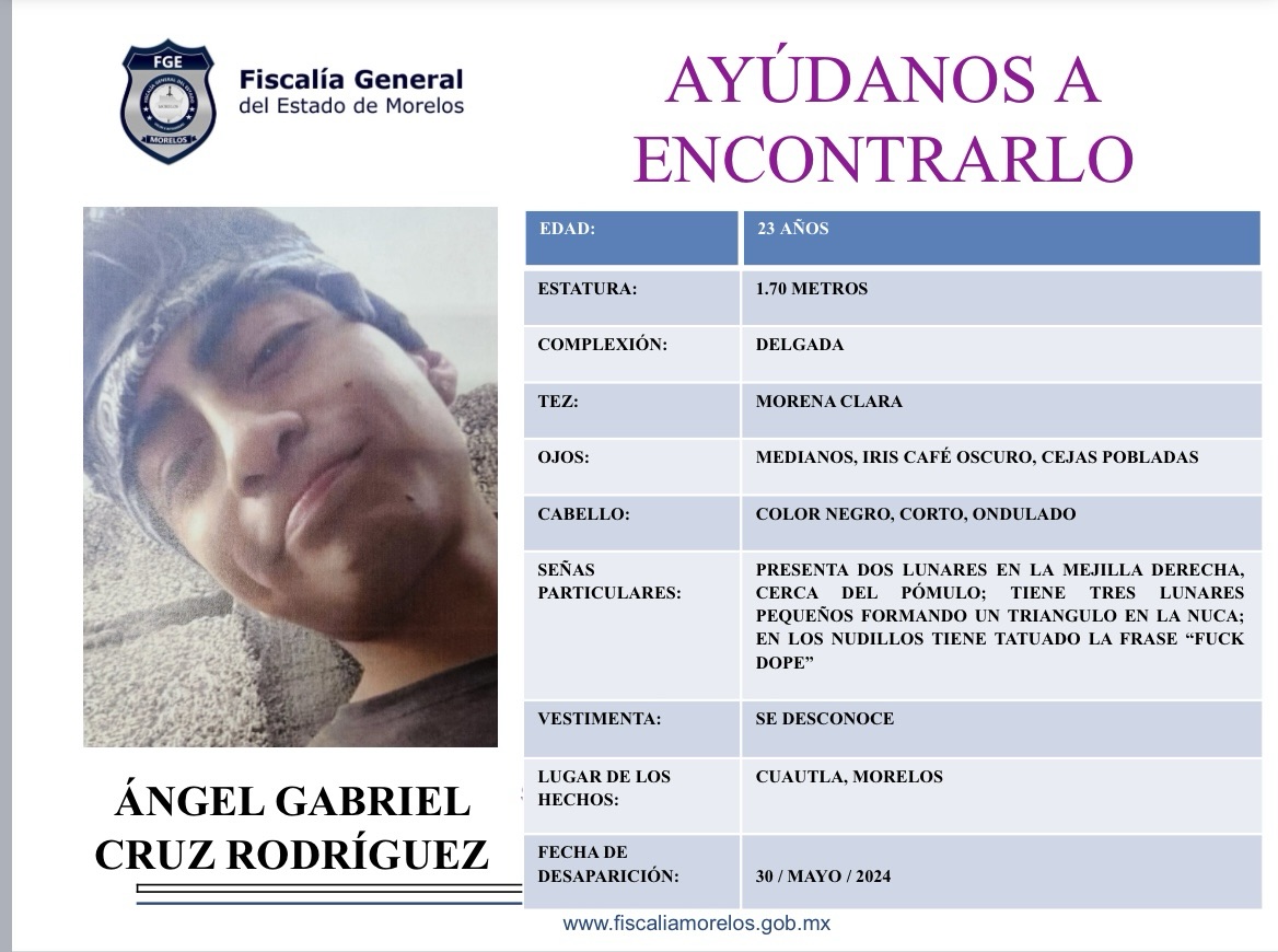 ÁNGEL GABRIEL CRUZ RODRÍGUEZ