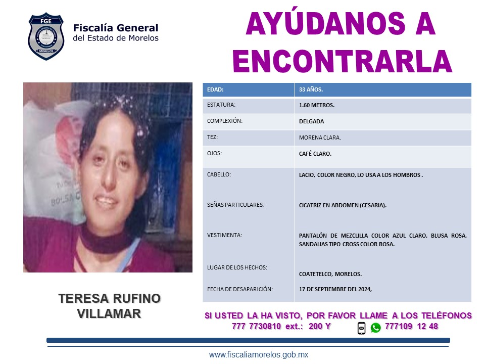 TERESA RUFINO VILLAMAR