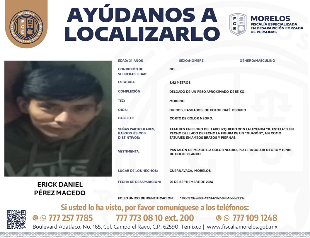 Erick Daniel Pérez Macedo