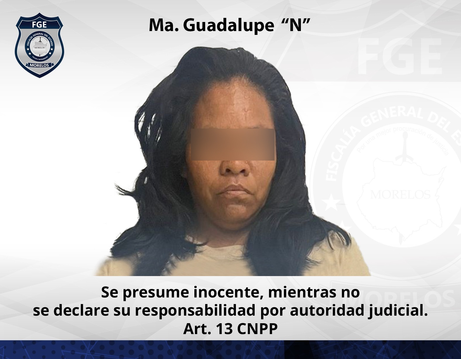 Femenina vinculada por extorsión agravada en Yecapixtla