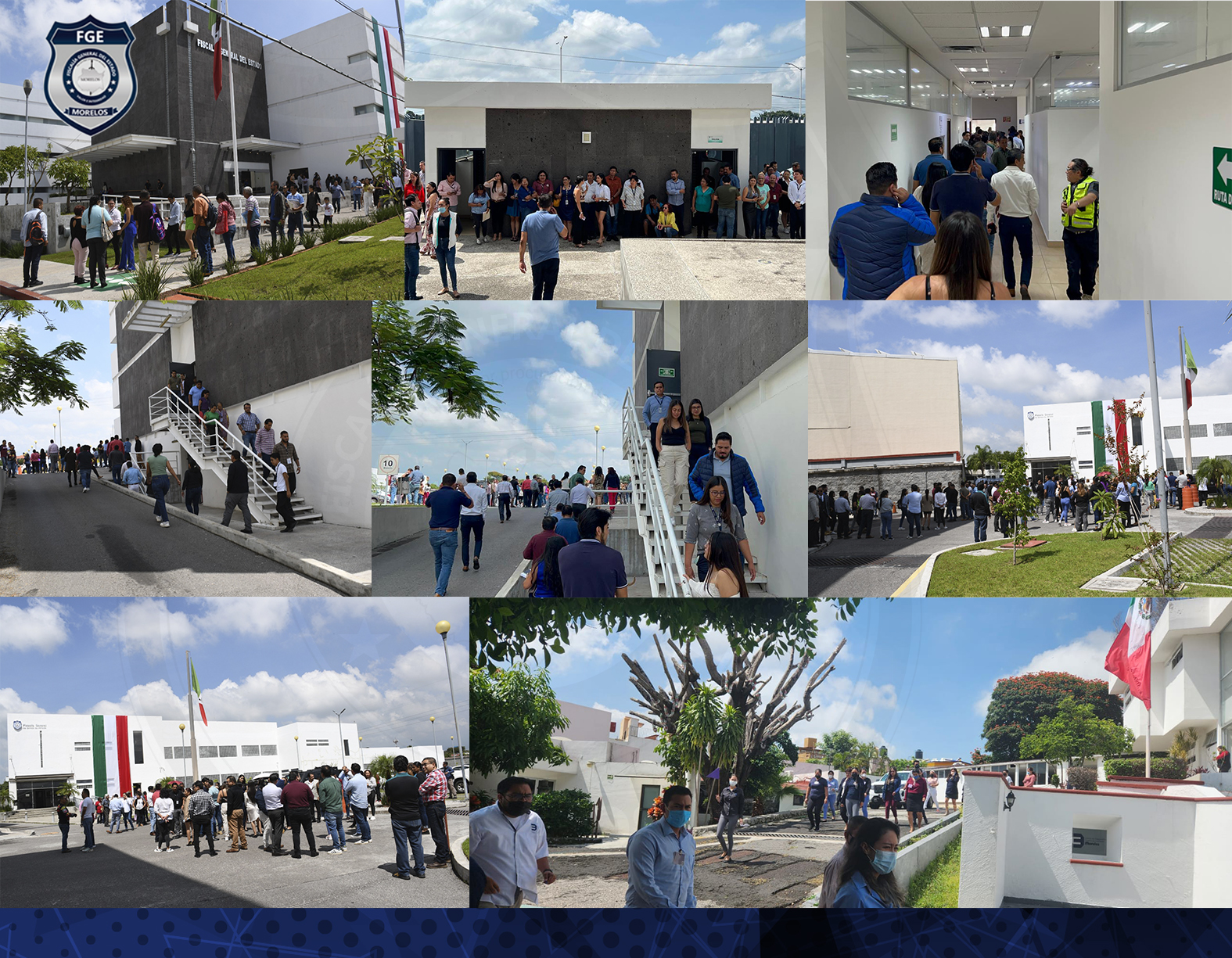 FGE se integra a las actividades realizadas en el país para el simulacro de sismo